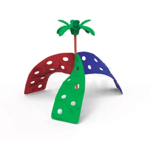 Trepadero Triple Palmera 123-PG-LUD-Trepadero Triple Palmera